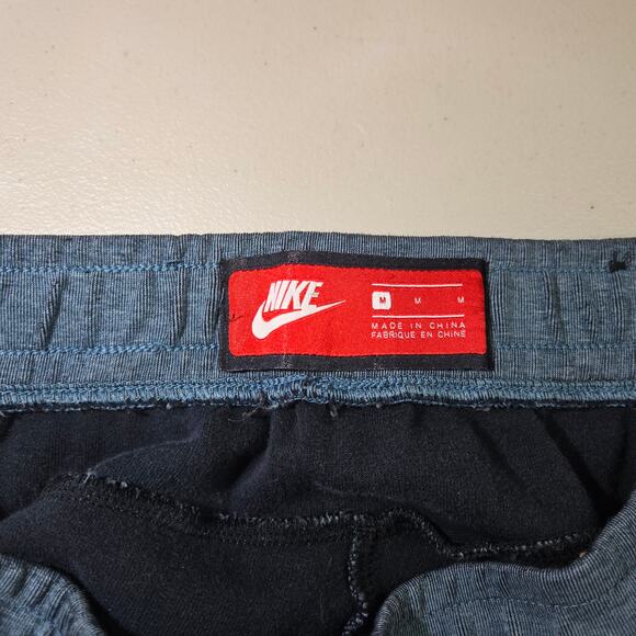 Nike Sportswear Tech Fleece Short in Smokey Blue and Black Men's Size Medium - Picture 4 of 7